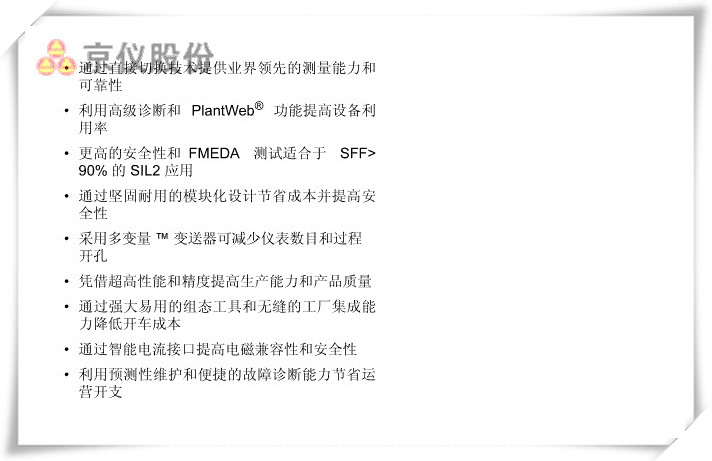 超高性能導(dǎo)波雷達液位與界面變送器